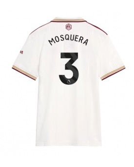 Billige Fotballdrakt Arsenal Cristhian Mosquera #3 Replika Tredjedrakt Dame 2025-26 Kortermet Billige Fotballdrakt Arsenal Cristhian Mosquera #3 Replika Tredjedrakt Dame 2025-26 Kortermet